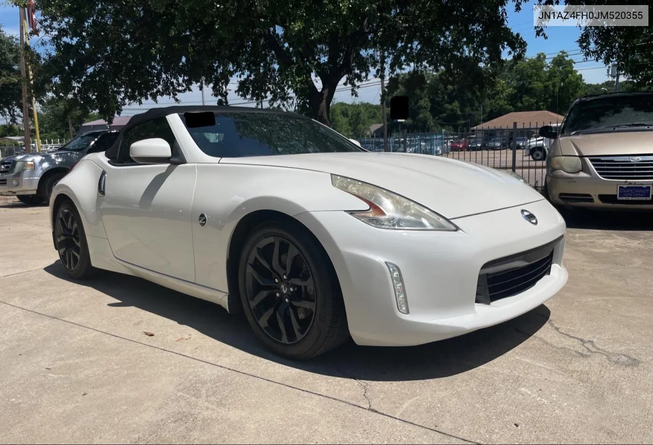 2018 Nissan 370Z Base VIN: JN1AZ4FH0JM520355 Lot: 58131604