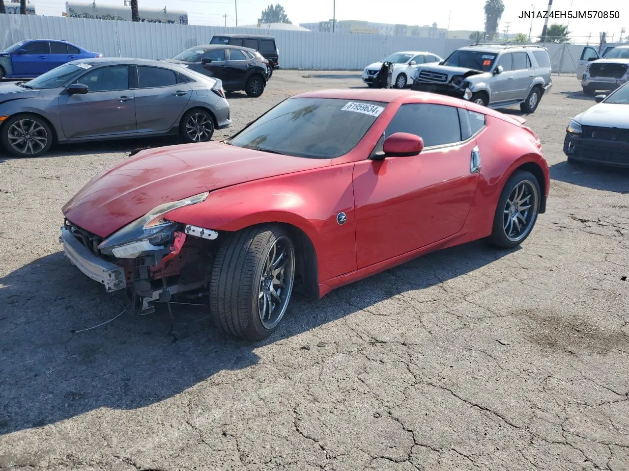 2018 Nissan 370Z Base VIN: JN1AZ4EH5JM570850 Lot: 61959634