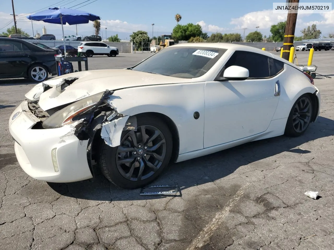 2018 Nissan 370Z Base VIN: JN1AZ4EH9JM570219 Lot: 63308334