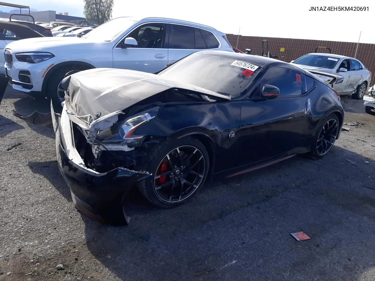 2019 Nissan 370Z Base VIN: JN1AZ4EH5KM420691 Lot: 54576724