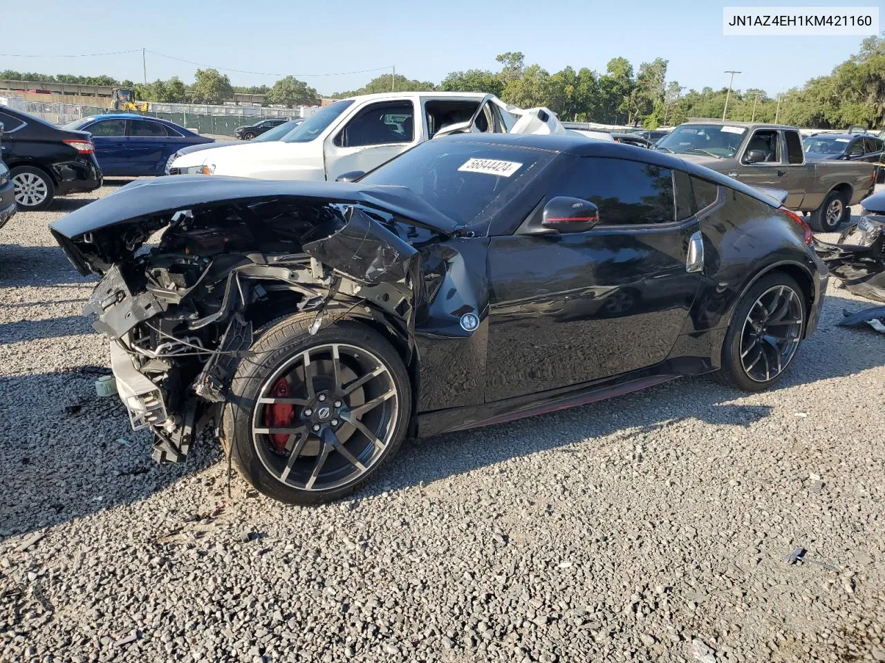 2019 Nissan 370Z Base VIN: JN1AZ4EH1KM421160 Lot: 56844424