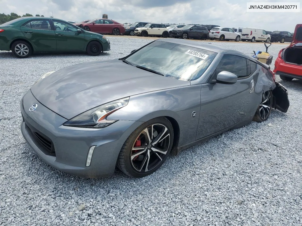 2019 Nissan 370Z Base VIN: JN1AZ4EH3KM420771 Lot: 58285754