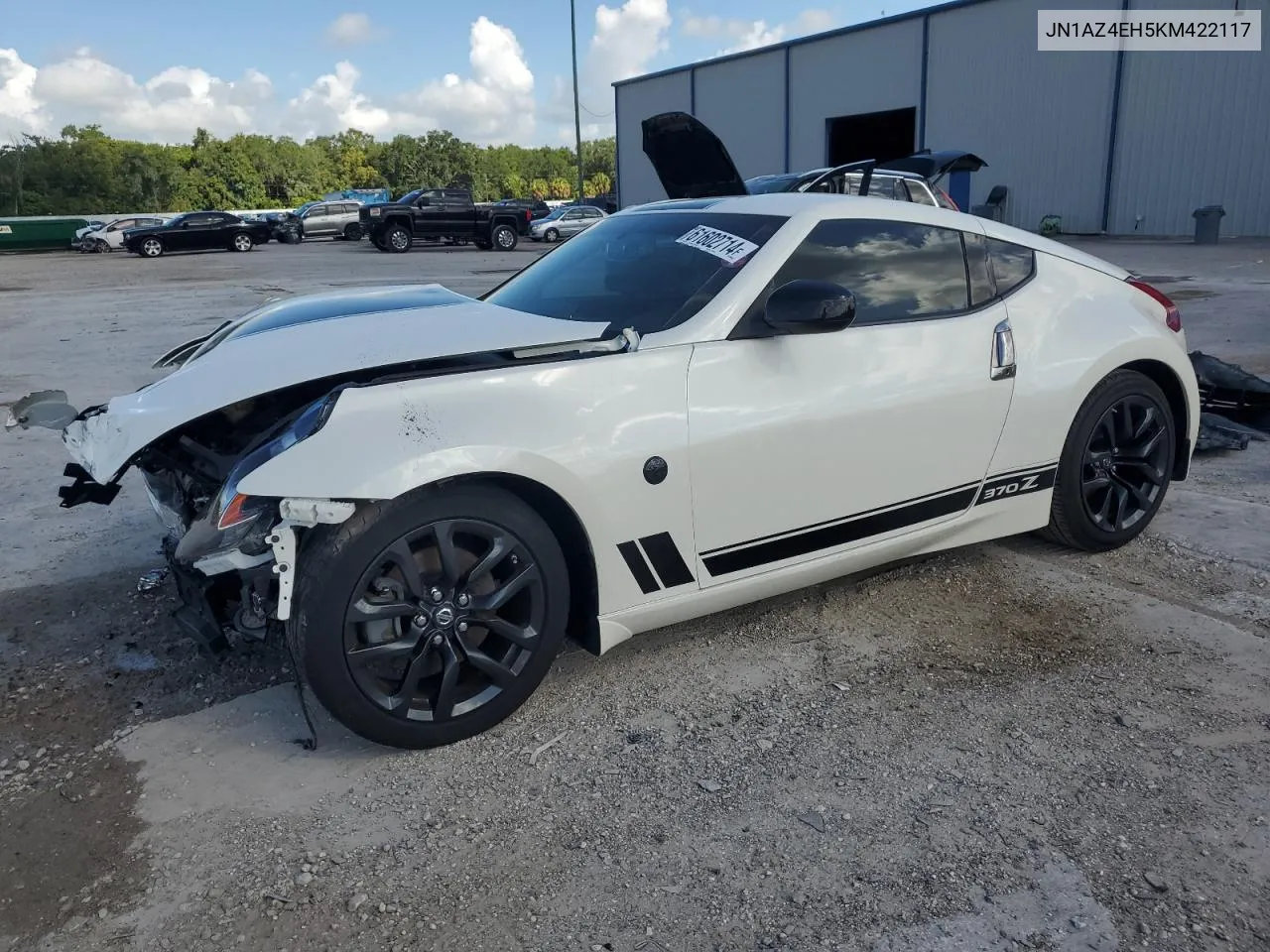 2019 Nissan 370Z Base VIN: JN1AZ4EH5KM422117 Lot: 61602714