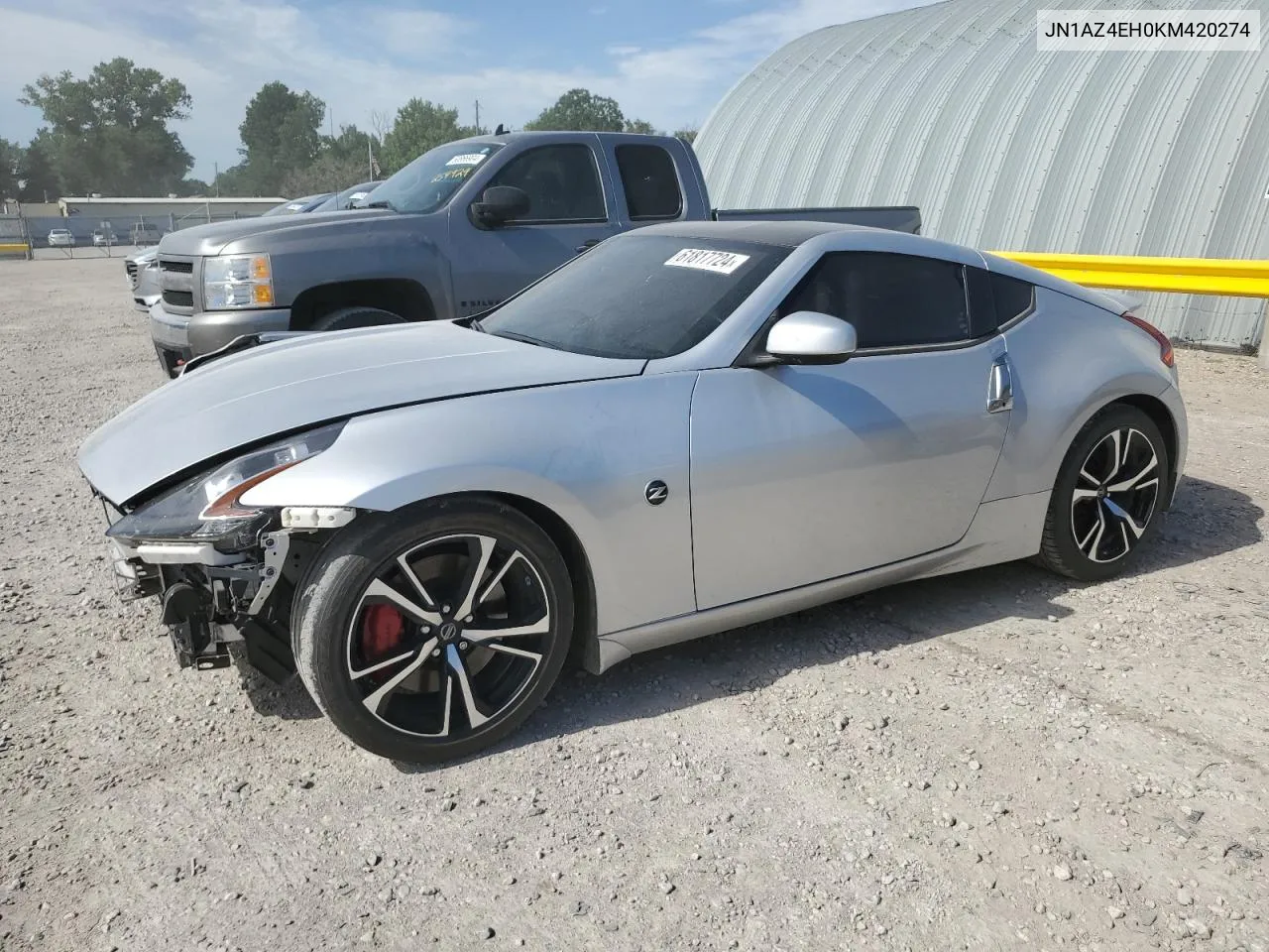 2019 Nissan 370Z Base VIN: JN1AZ4EH0KM420274 Lot: 61817724