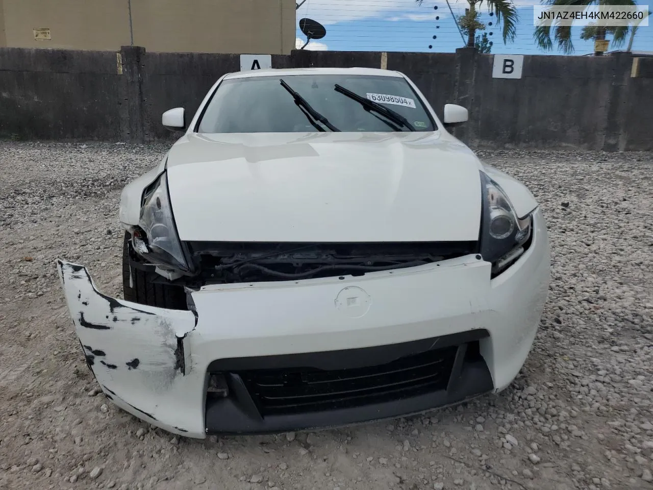 JN1AZ4EH4KM422660 2019 Nissan 370Z Base