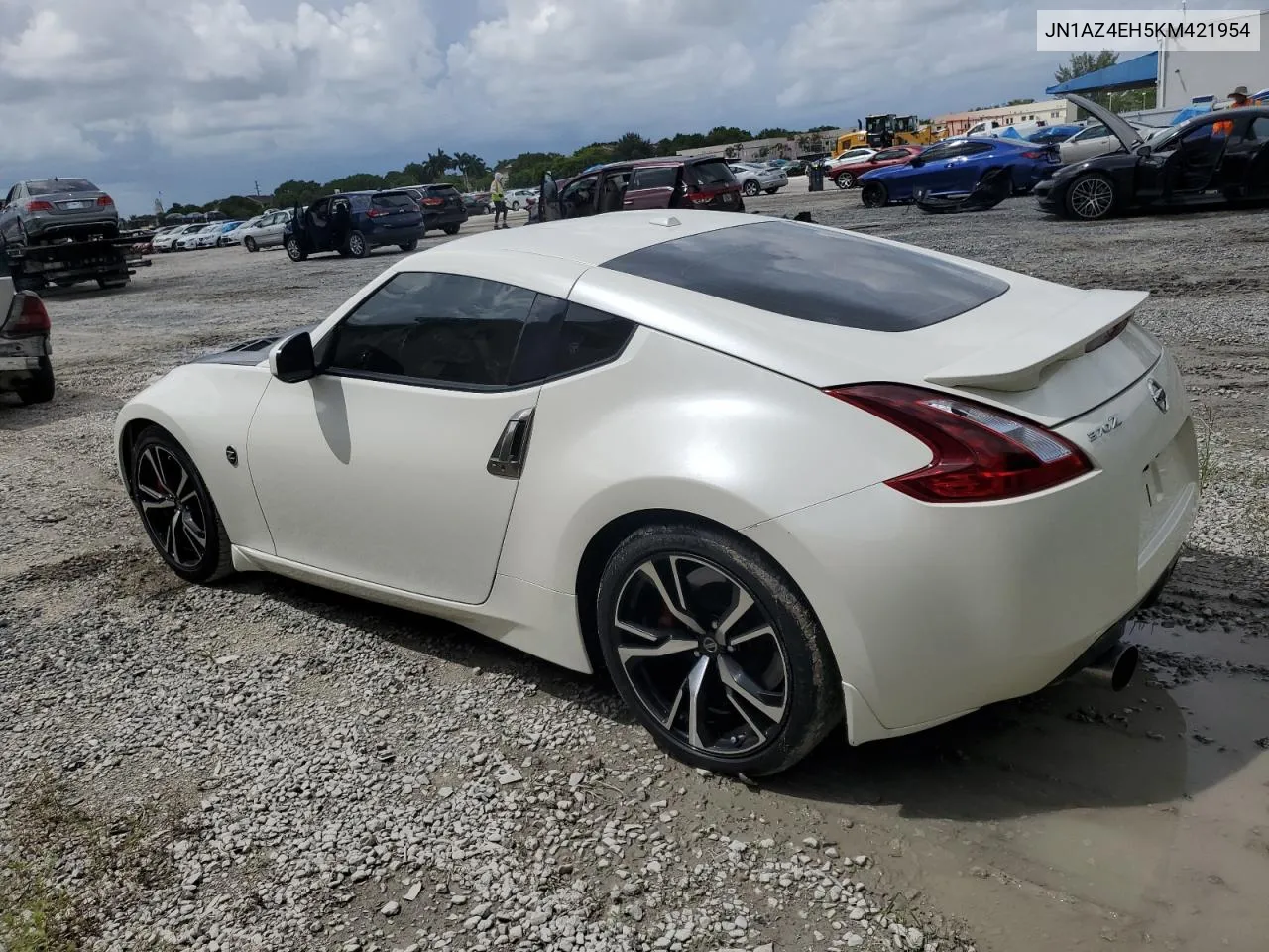 2019 Nissan 370Z Base VIN: JN1AZ4EH5KM421954 Lot: 70242064