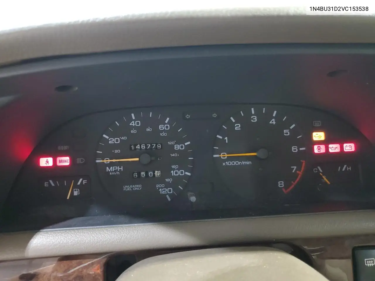 1N4BU31D2VC153538 1997 Nissan Altima Xe