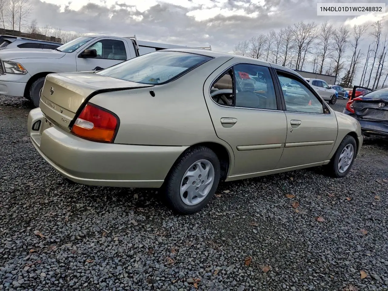 1N4DL01D1WC248832 1998 Nissan Altima Xe