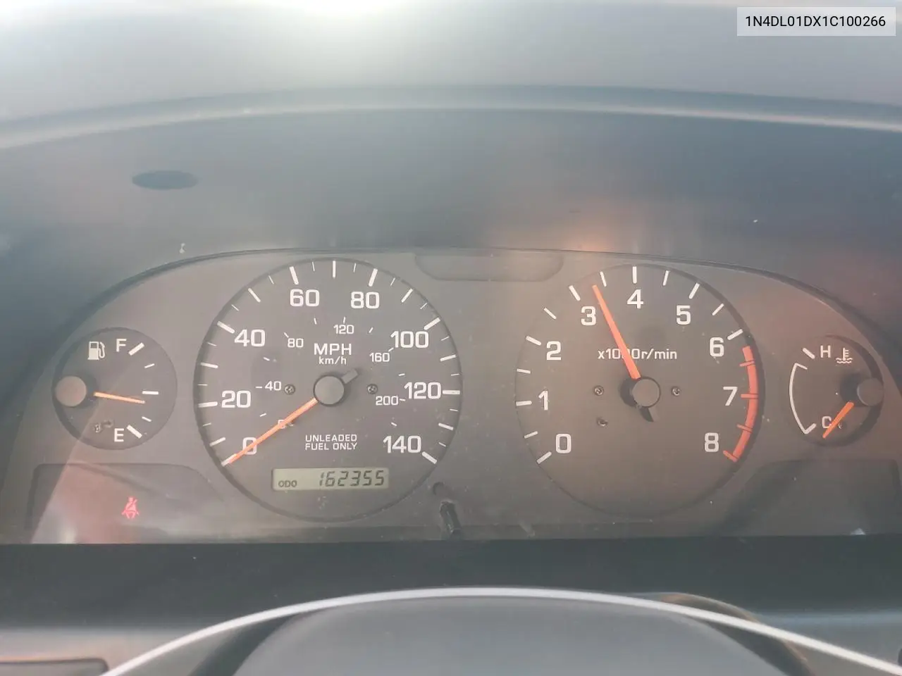 1N4DL01DX1C100266 2001 Nissan Altima Xe