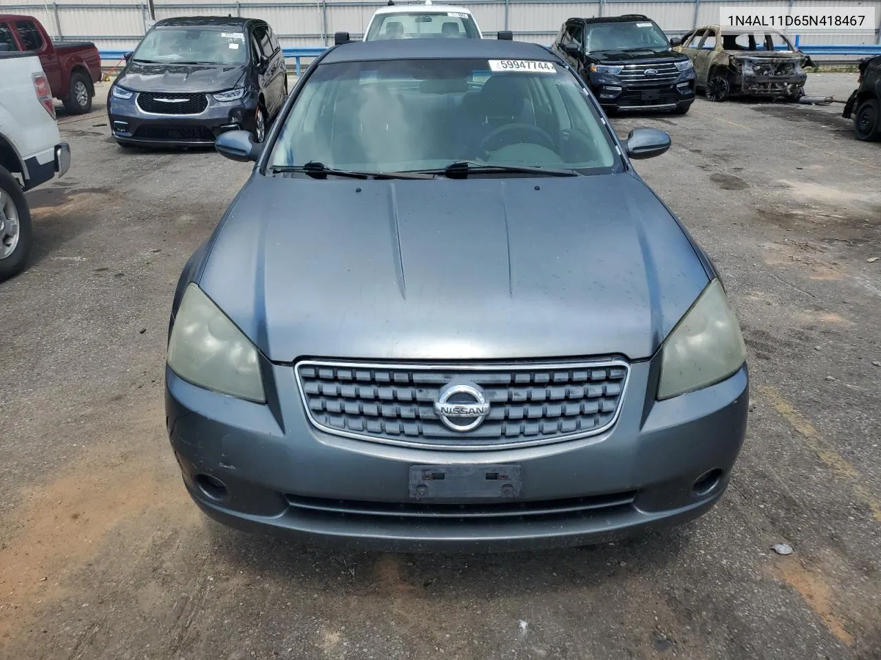 2005 Nissan Altima S VIN: 1N4AL11D65N418467 Lot: 59947744