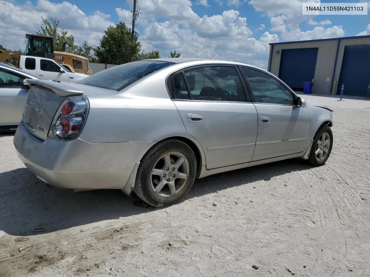 2005 Nissan Altima S VIN: 1N4AL11D55N421103 Lot: 69302384