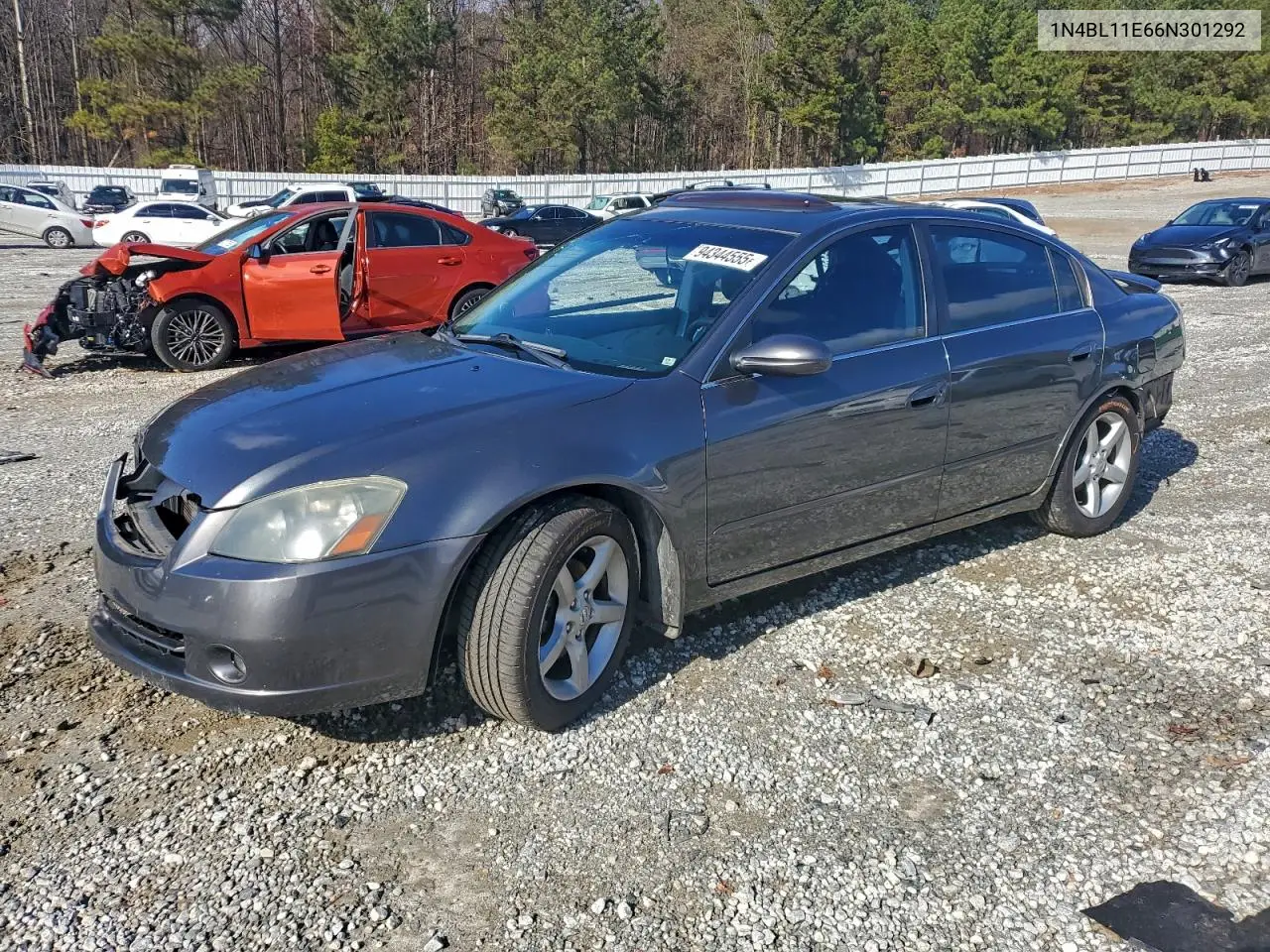 1N4BL11E66N301292 2006 Nissan Altima Se
