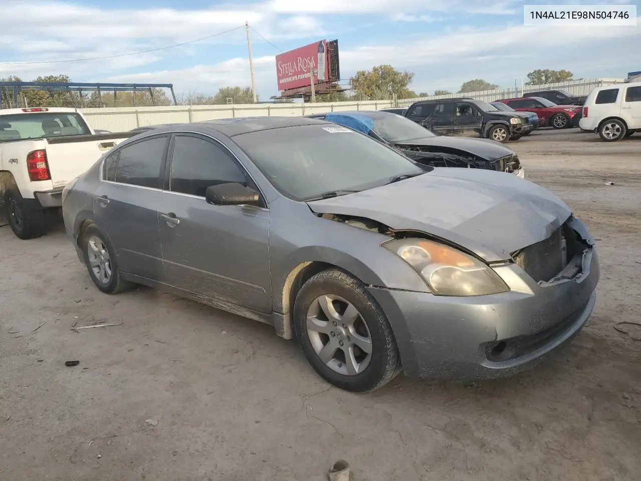 1N4AL21E98N504746 2008 Nissan Altima 2.5