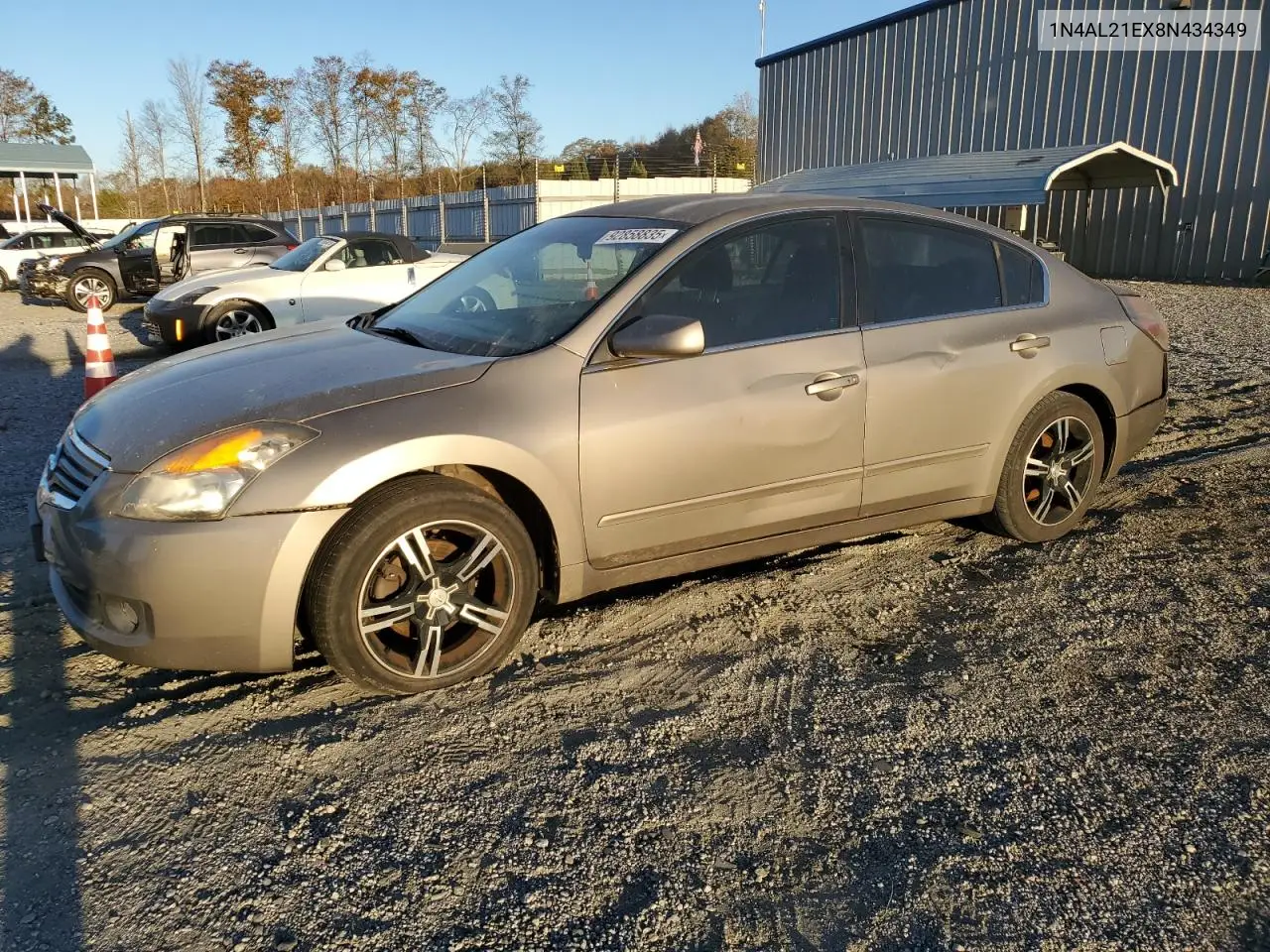 1N4AL21EX8N434349 2008 Nissan Altima 2.5