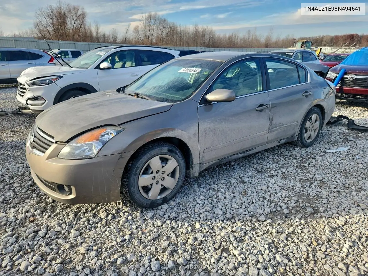 1N4AL21E98N494641 2008 Nissan Altima 2.5