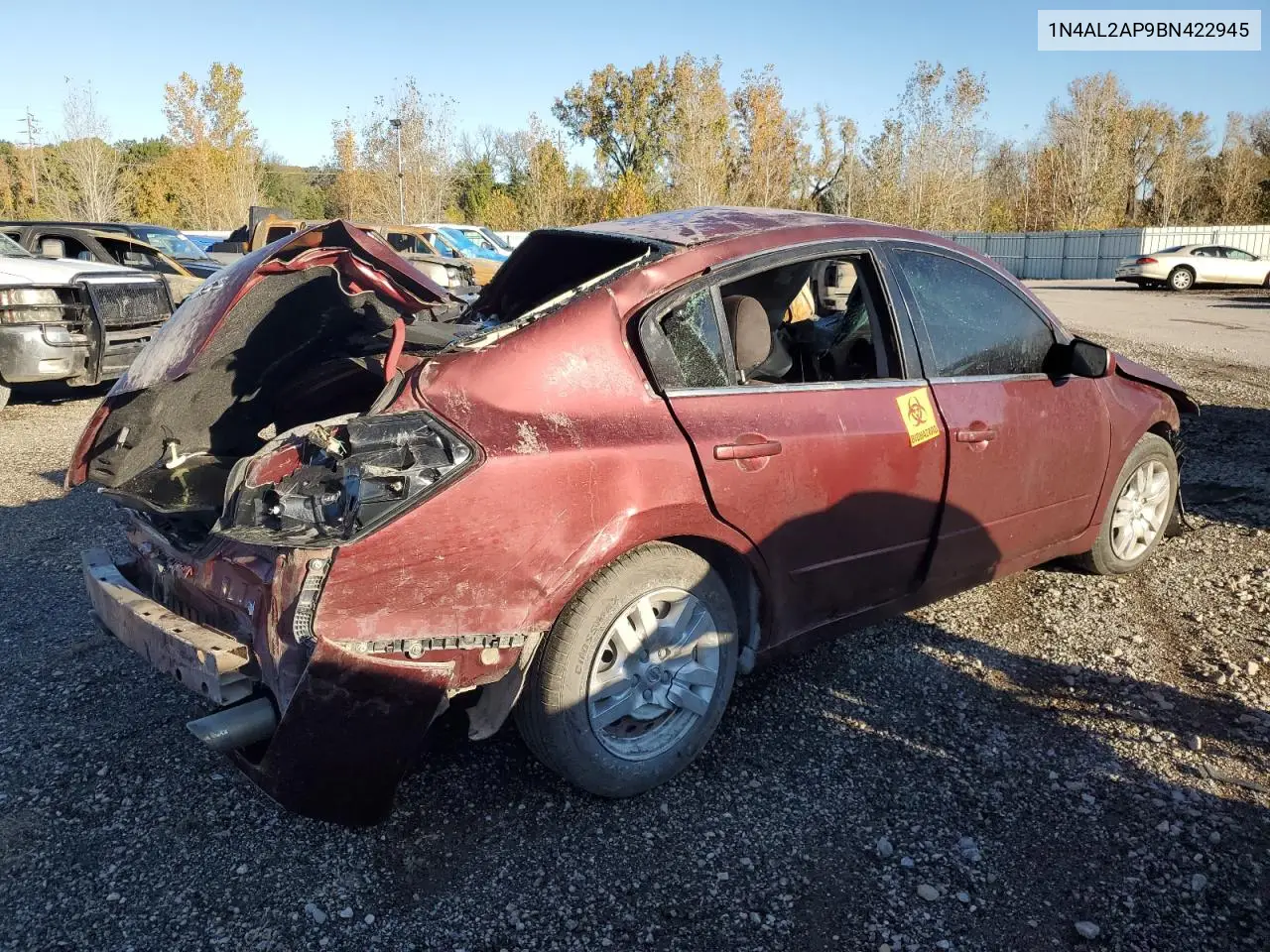 1N4AL2AP9BN422945 2011 Nissan Altima Base