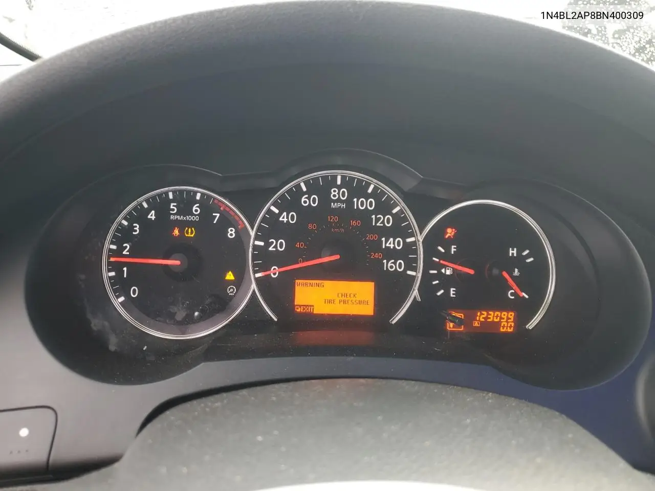 1N4BL2AP8BN400309 2011 Nissan Altima Sr