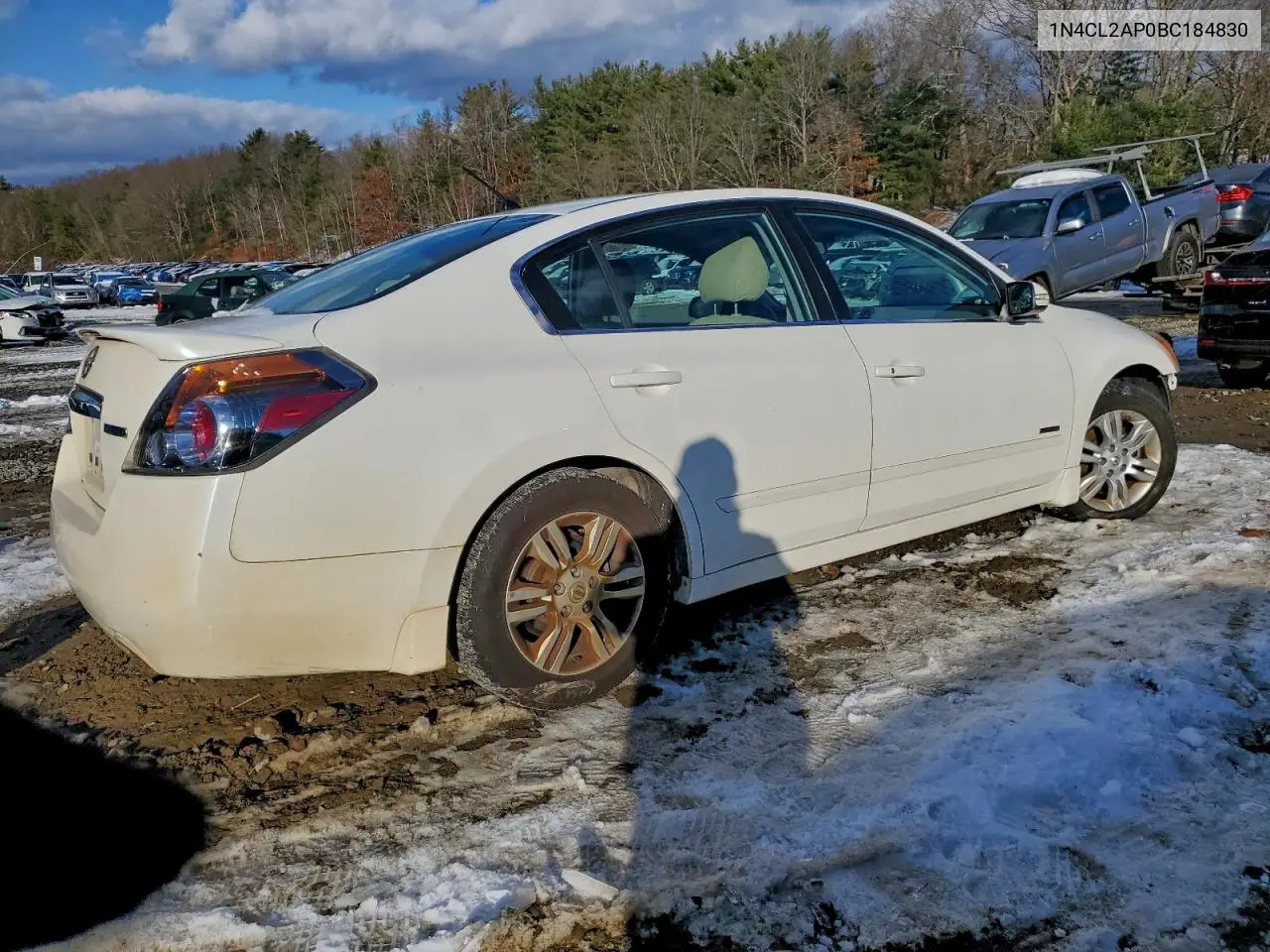 1N4CL2AP0BC184830 2011 Nissan Altima Hybrid