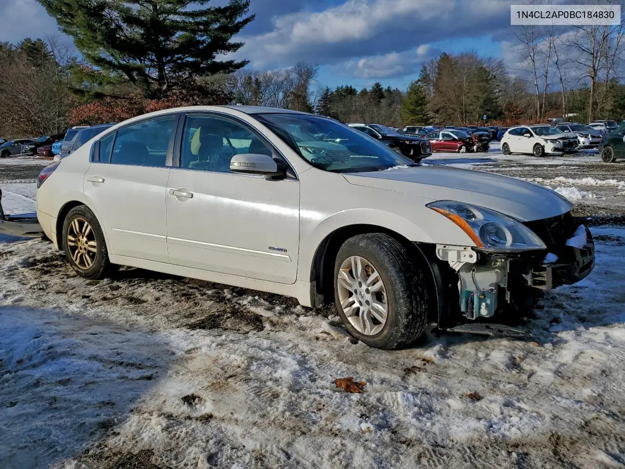 1N4CL2AP0BC184830 2011 Nissan Altima Hybrid