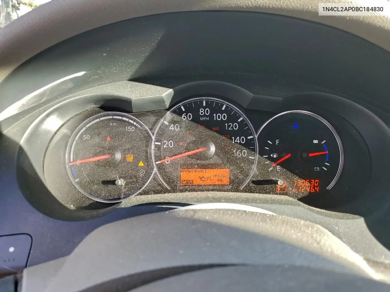 1N4CL2AP0BC184830 2011 Nissan Altima Hybrid