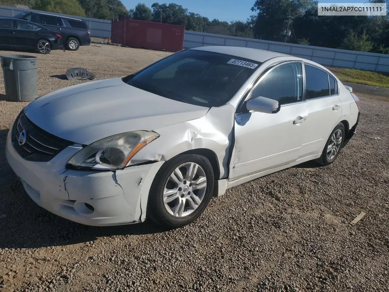 1N4AL2AP7CC111111 2012 Nissan Altima Base