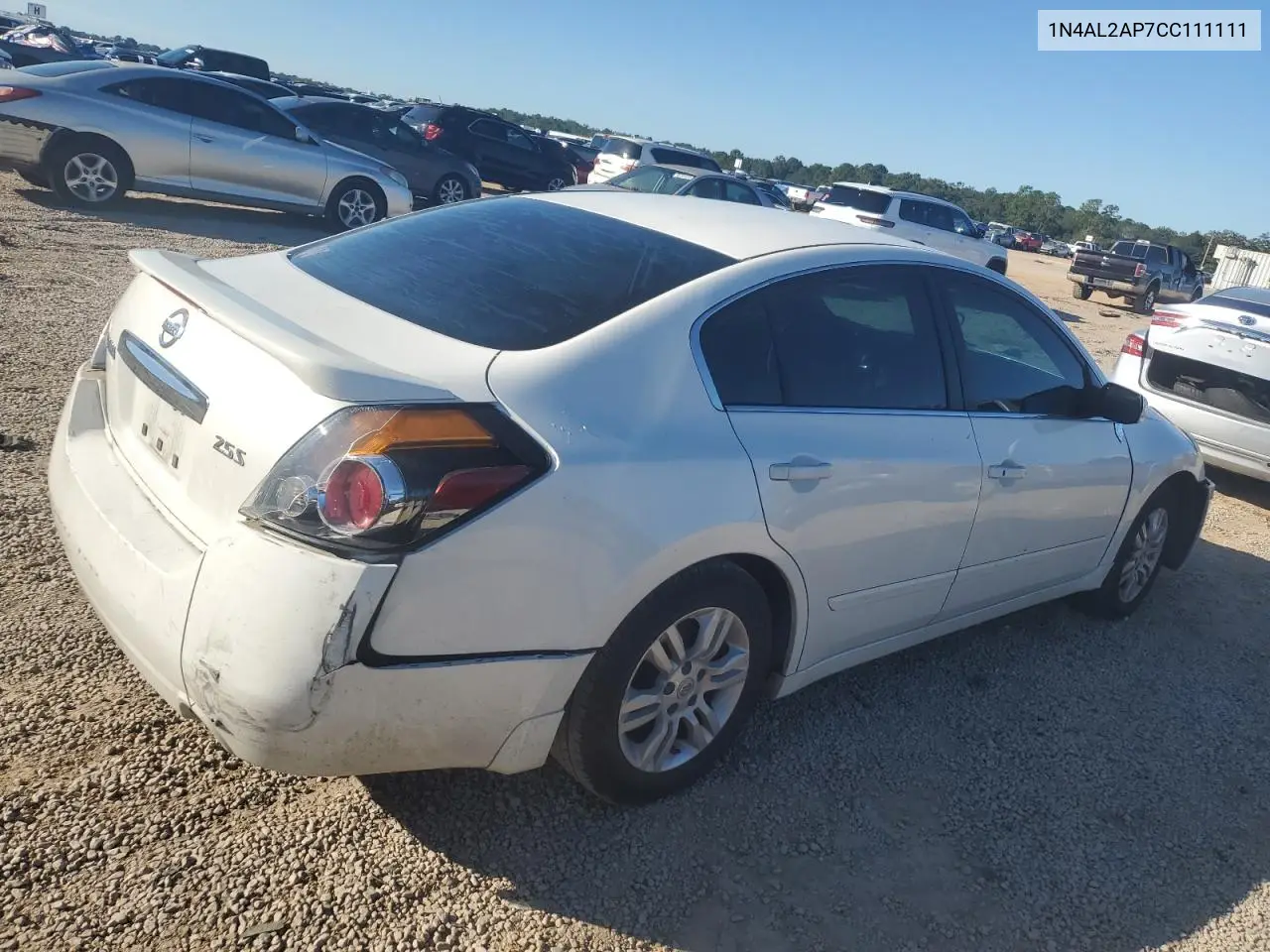 1N4AL2AP7CC111111 2012 Nissan Altima Base