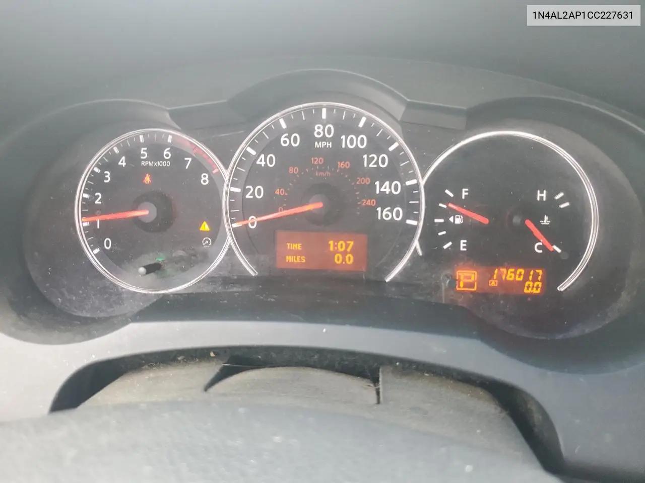 1N4AL2AP1CC227631 2012 Nissan Altima Base
