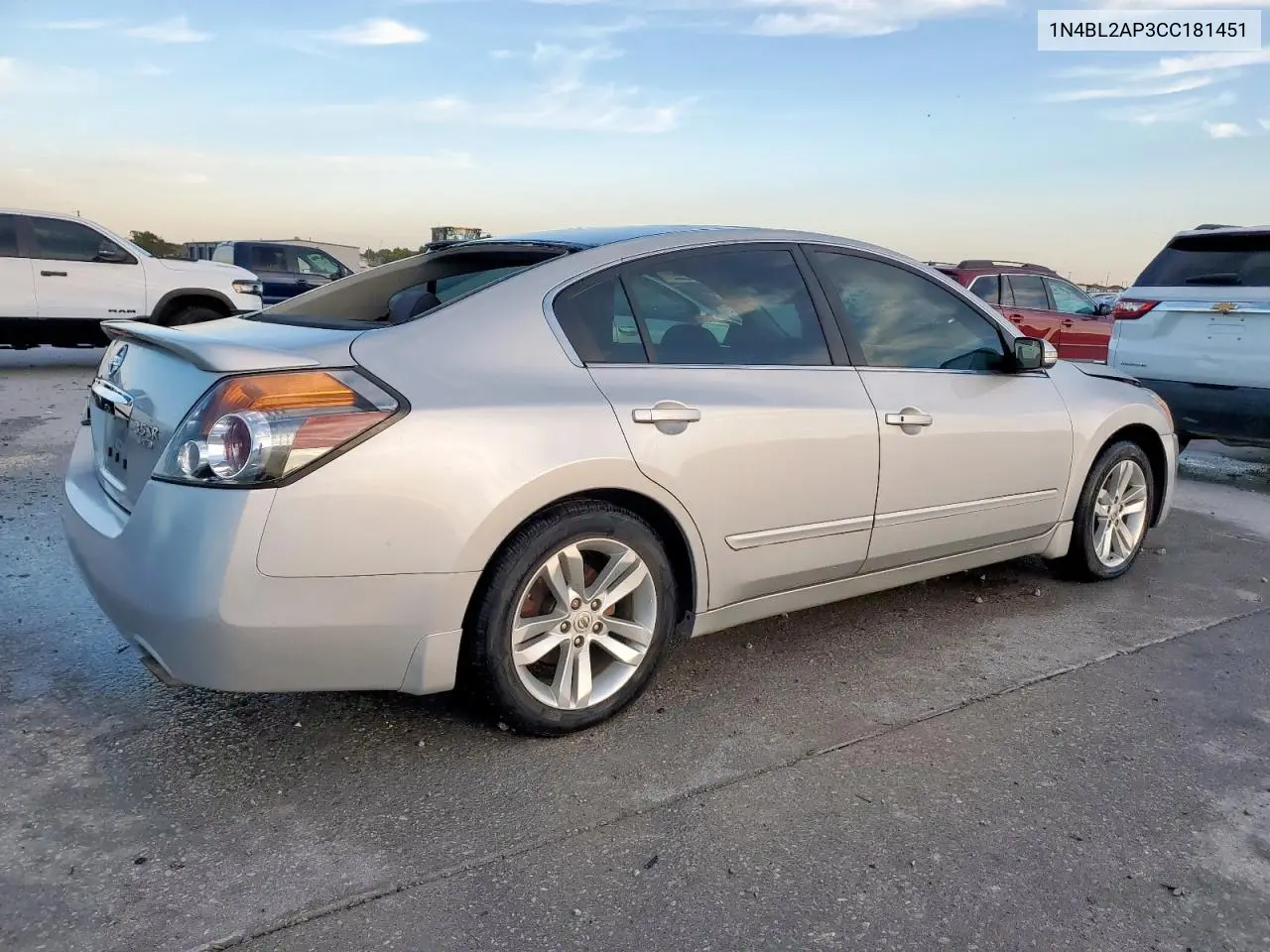 1N4BL2AP3CC181451 2012 Nissan Altima Sr