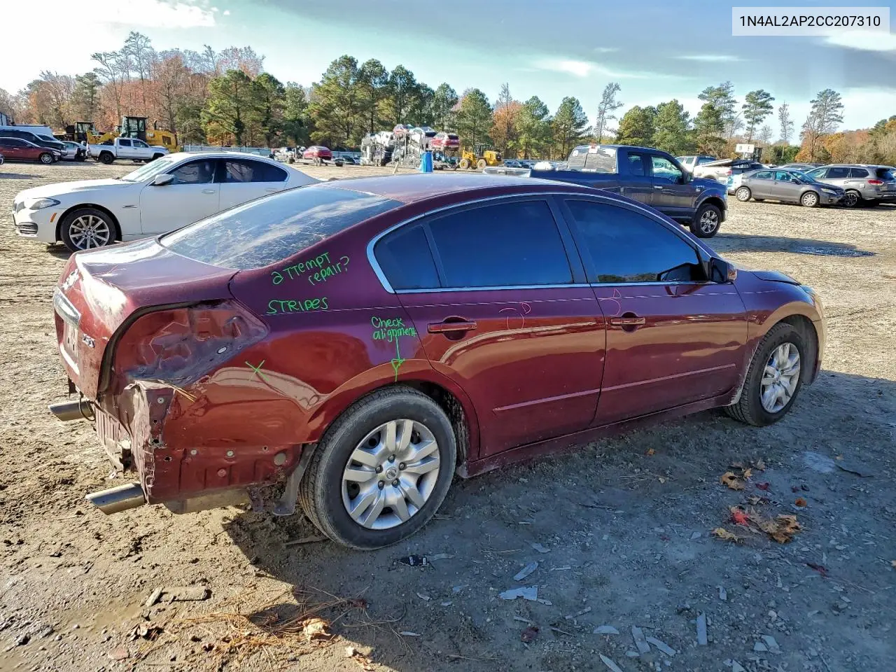 1N4AL2AP2CC207310 2012 Nissan Altima Base