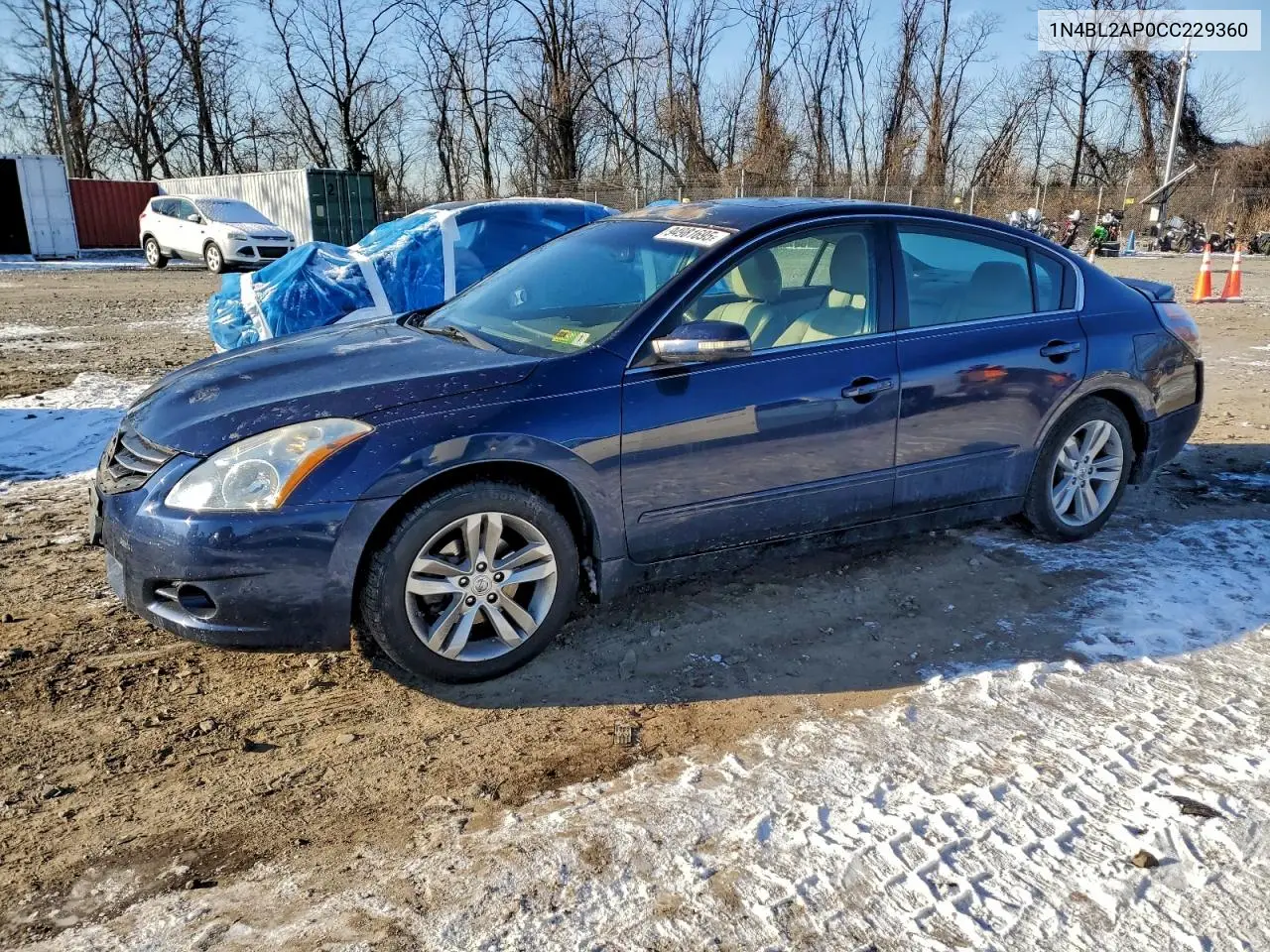 1N4BL2AP0CC229360 2012 Nissan Altima Sr