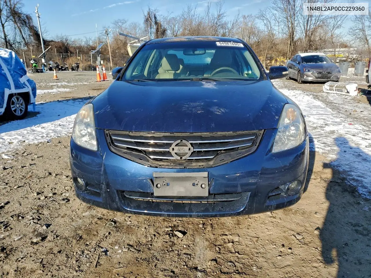 1N4BL2AP0CC229360 2012 Nissan Altima Sr