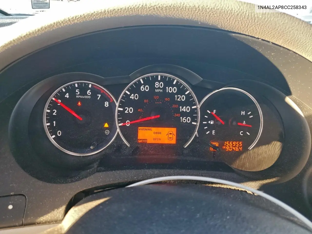 1N4AL2AP8CC258343 2012 Nissan Altima Base