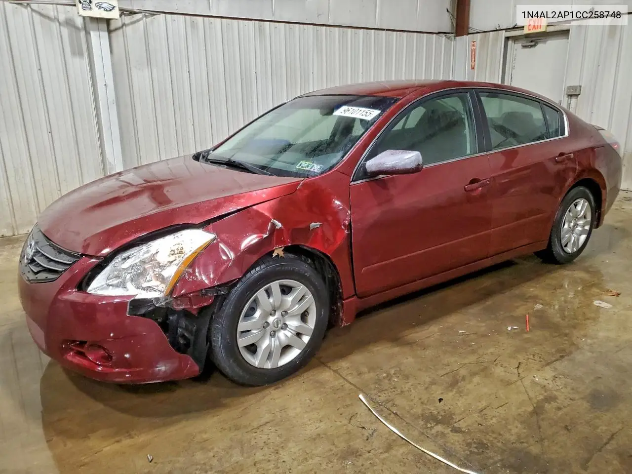 1N4AL2AP1CC258748 2012 Nissan Altima Base