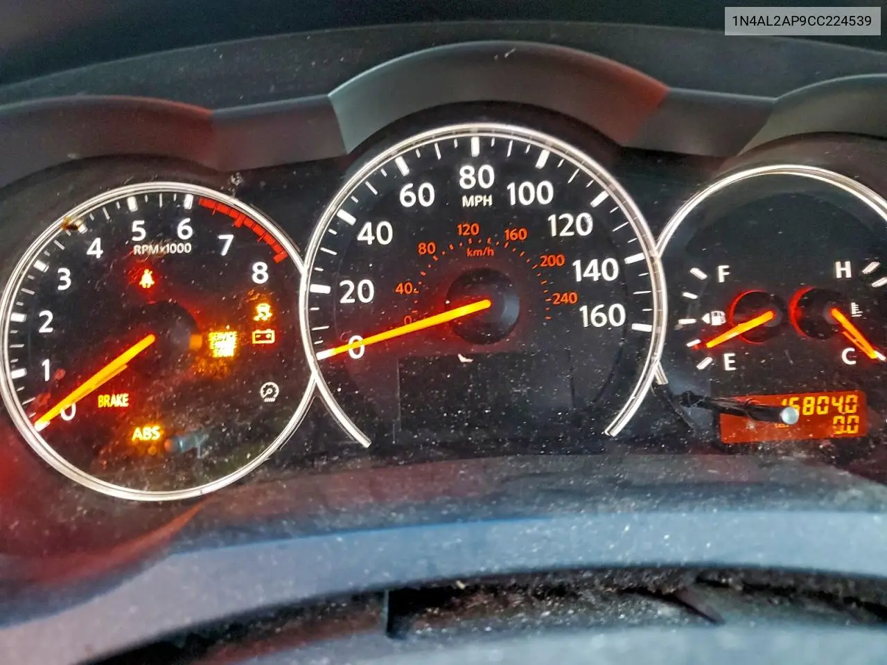 1N4AL2AP9CC224539 2012 Nissan Altima Base