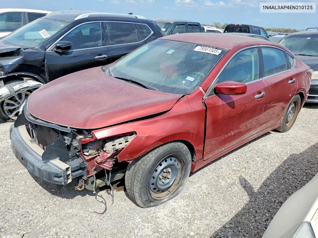 1N4AL3AP4EN210125 2014 Niss Altima 2.5