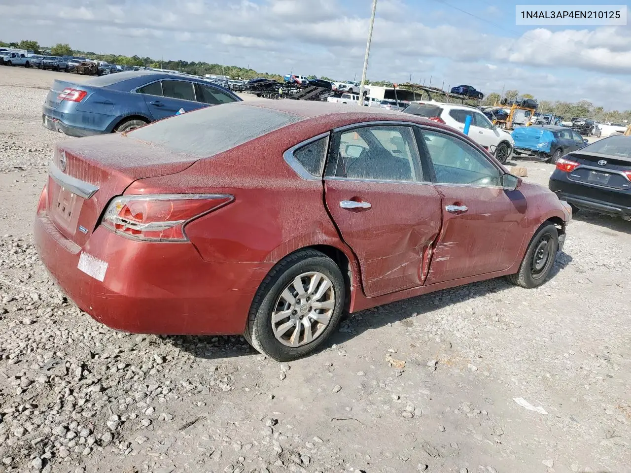 1N4AL3AP4EN210125 2014 Niss Altima 2.5
