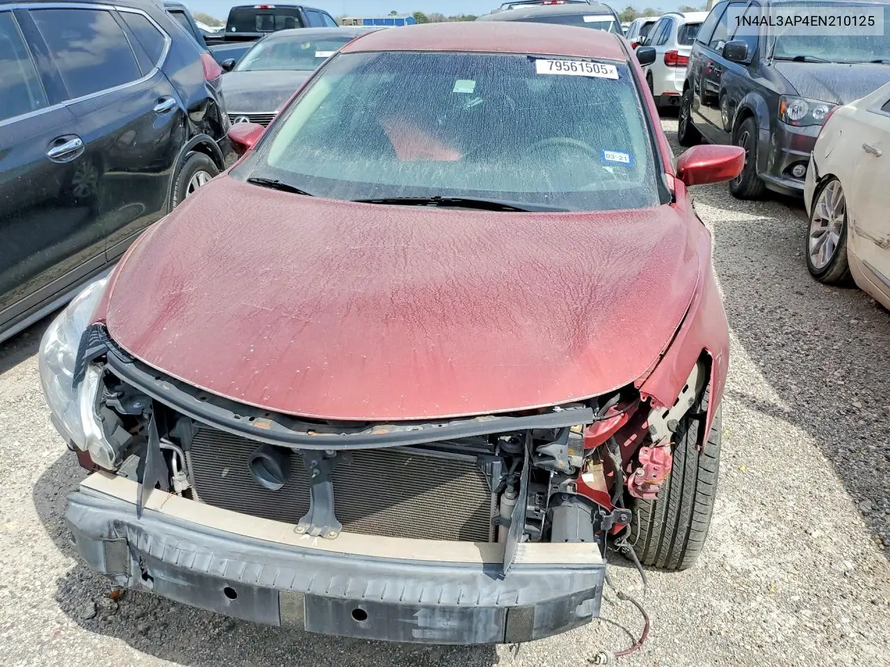 1N4AL3AP4EN210125 2014 Niss Altima 2.5