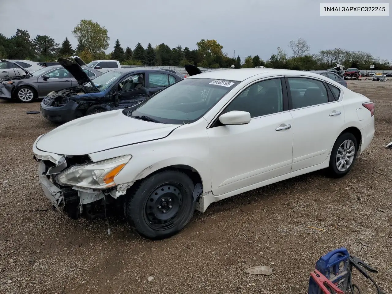 1N4AL3APXEC322245 2014 Nissan Altima 2.5
