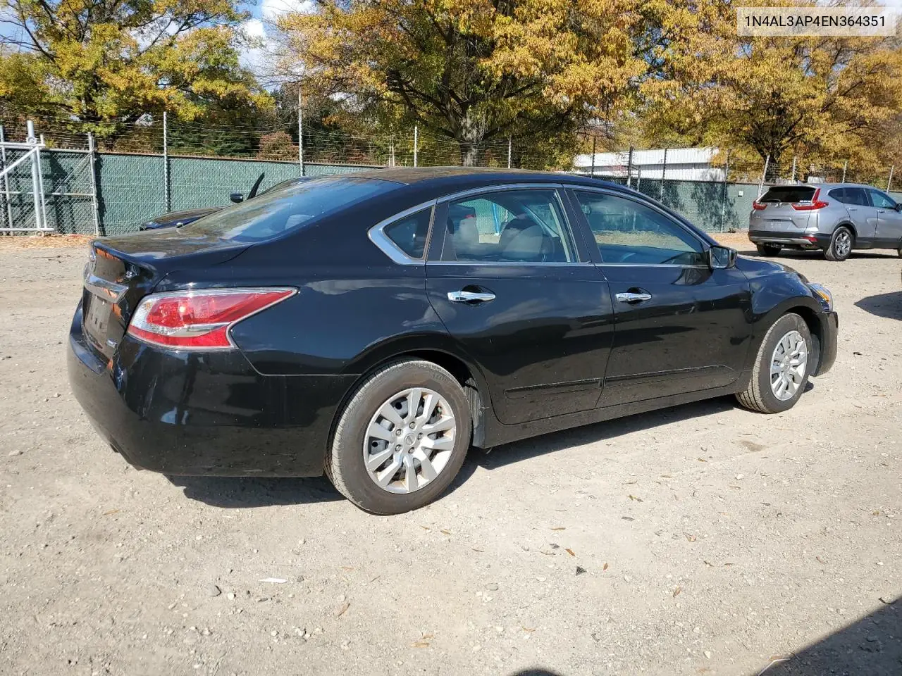 1N4AL3AP4EN364351 2014 Nissan Altima 2.5