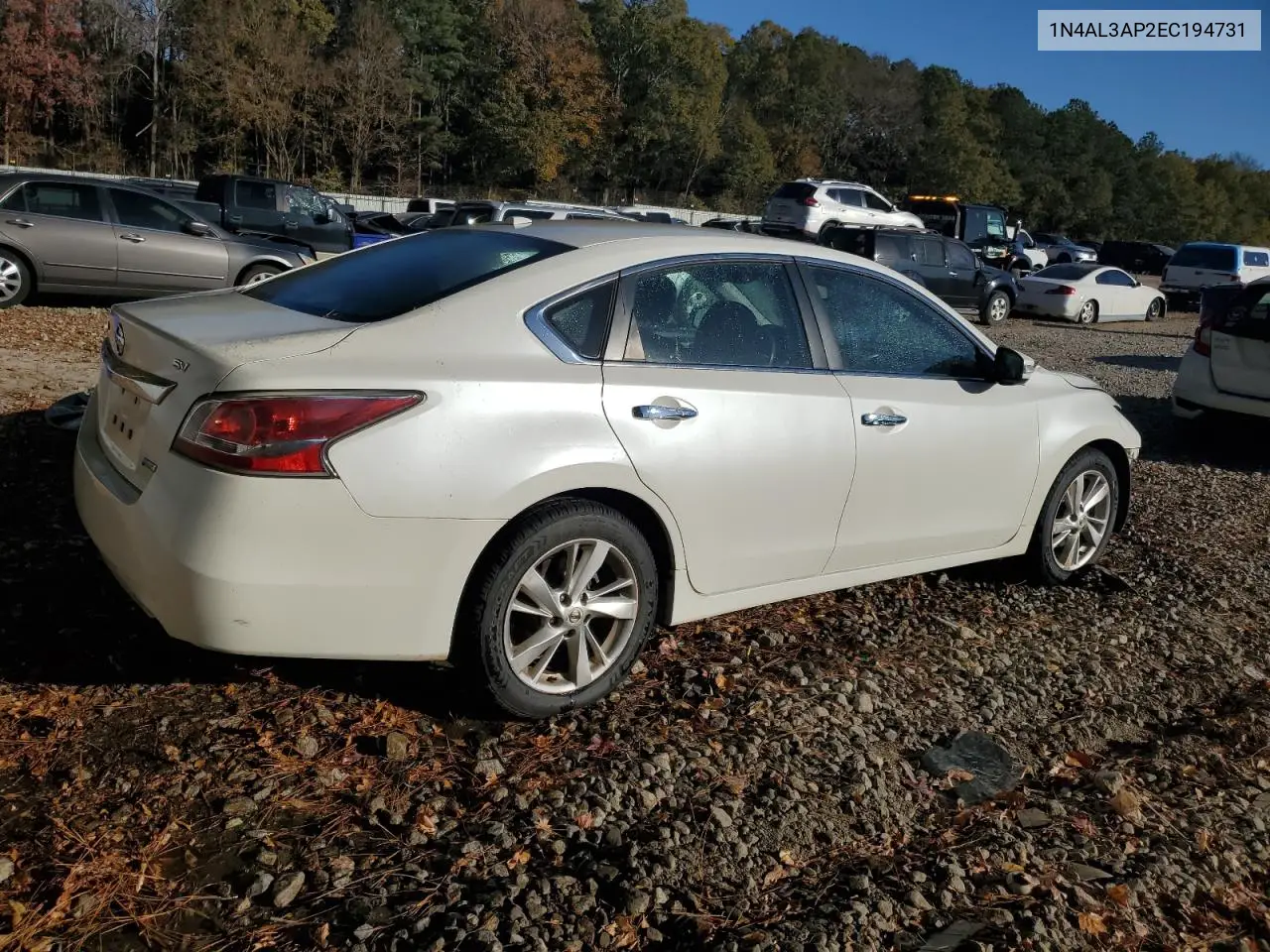 1N4AL3AP2EC194731 2014 Nissan Altima 2.5