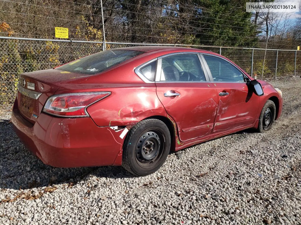1N4AL3APXEC136124 2014 Nissan Altima 2.5