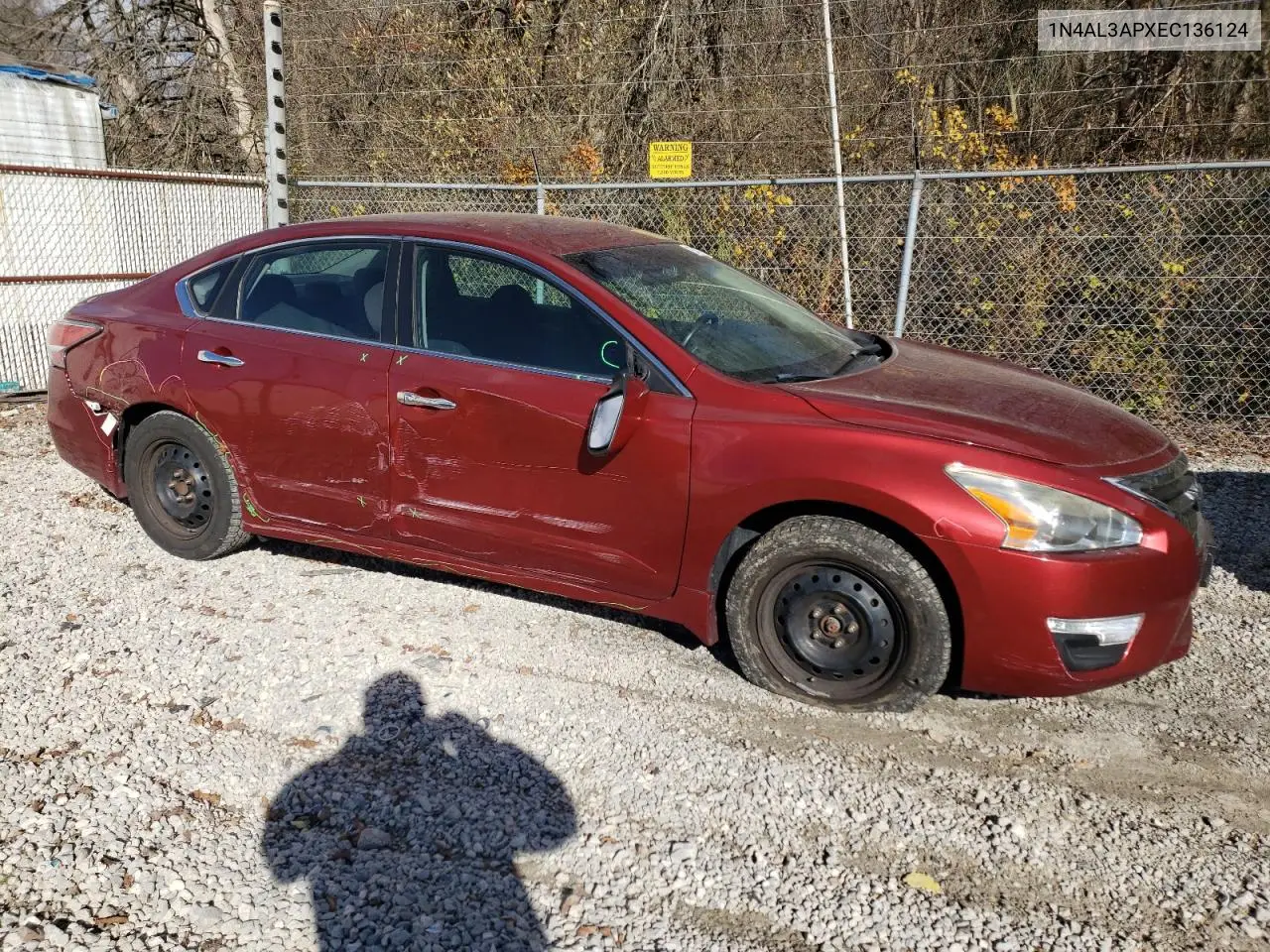 1N4AL3APXEC136124 2014 Nissan Altima 2.5