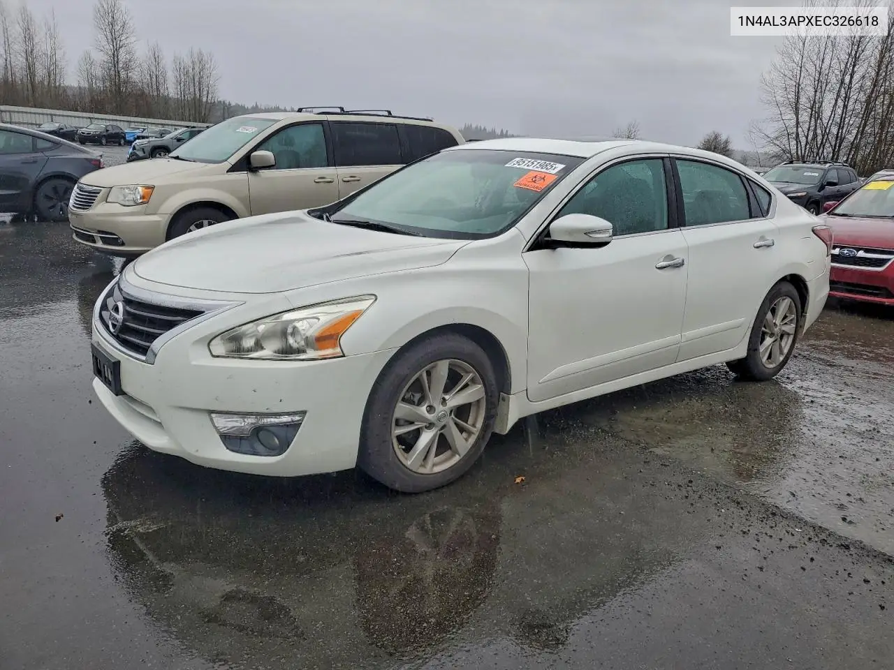 1N4AL3APXEC326618 2014 Nissan Altima 2.5