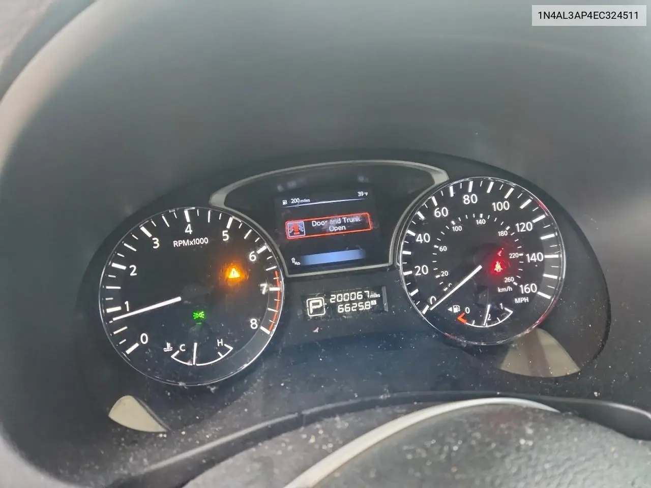 1N4AL3AP4EC324511 2014 Nissan Altima 2.5