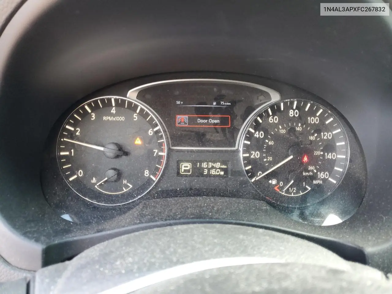 1N4AL3APXFC267832 2015 Nissan Altima 2.5