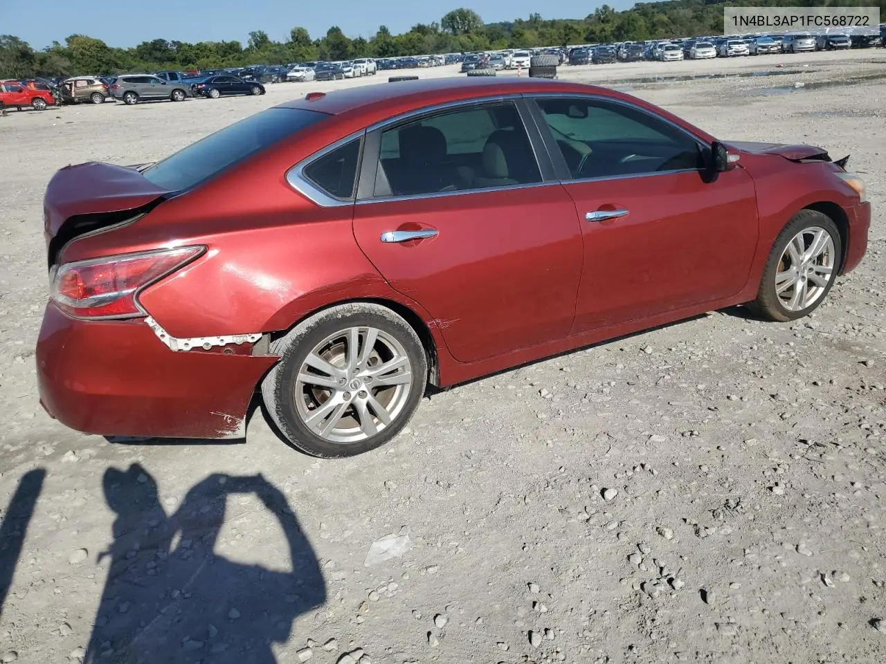 1N4BL3AP1FC568722 2015 Nissan Altima 3.5S