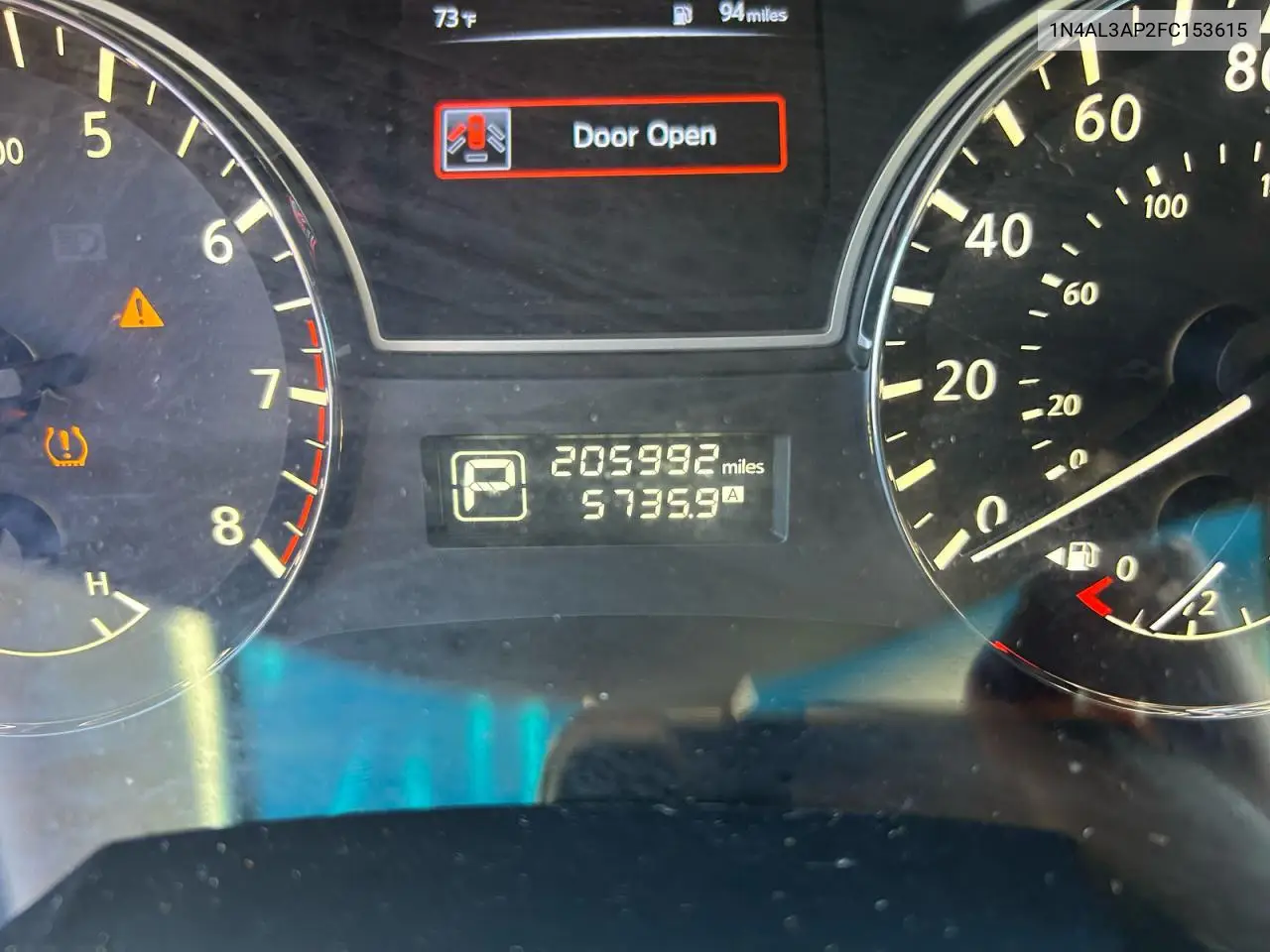 1N4AL3AP2FC153615 2015 Nissan Altima 2.5