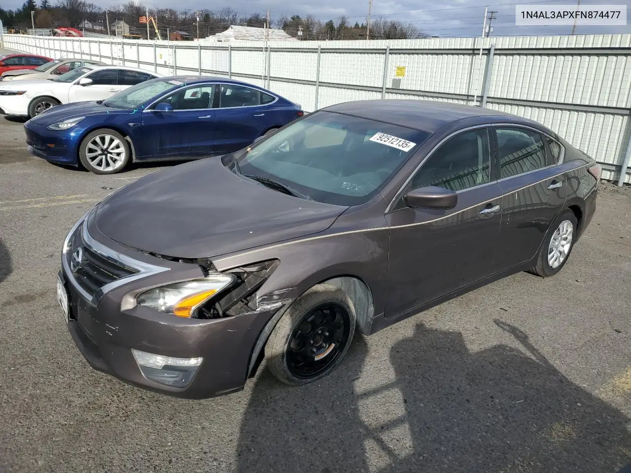 1N4AL3APXFN874477 2015 Nissan Altima 2.5