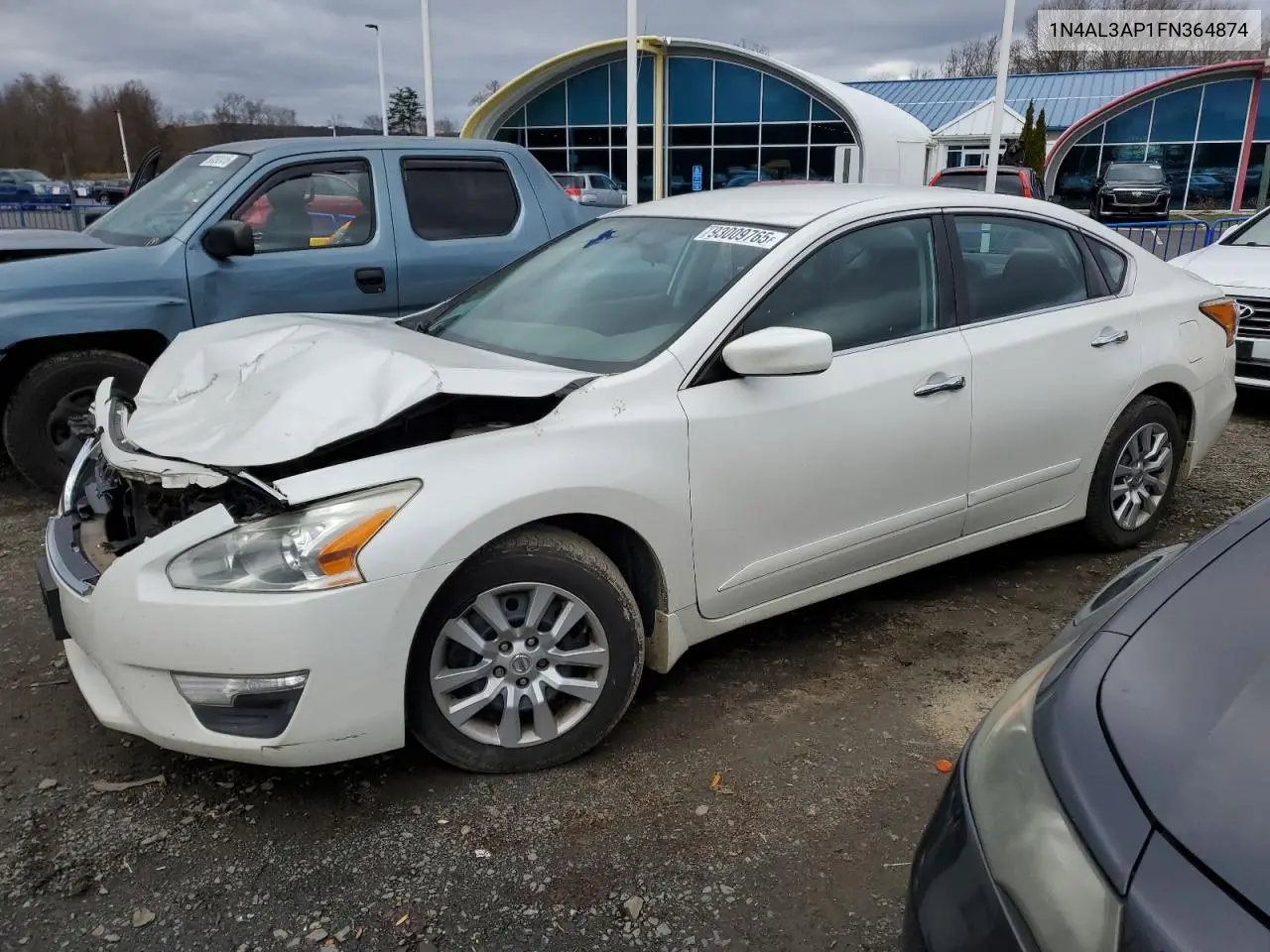 1N4AL3AP1FN364874 2015 Nissan Altima 2.5