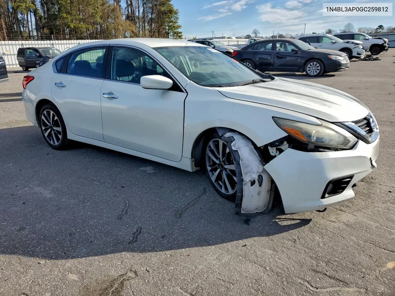 1N4BL3AP0GC259812 2016 Nissan Altima 3.5Sl